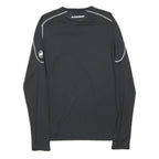 MAMMUT Mens Black Long Sleeve Crew Neck Performance T-Shirt L Activewear