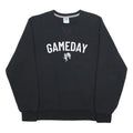 RUSSELL ATHLETIC Mens Black Gameday Crew Neck S Cotton Blend Sweatshirt