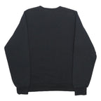 RUSSELL ATHLETIC Mens Black Gameday Crew Neck S Cotton Blend Sweatshirt