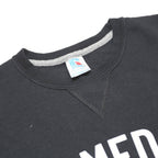 RUSSELL ATHLETIC Mens Black Gameday Crew Neck S Cotton Blend Sweatshirt