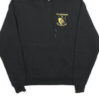 CHAMPION Mens Black Stay Mountaineers Graphic Pullover Hoodie M Cotton Blend
