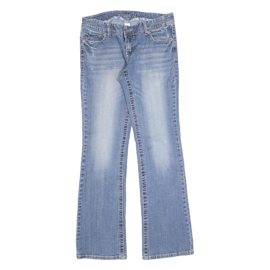 MAURICES Womens Regular Bootcut Denim Light W32 L34 Stylish Cotton Blend Jeans