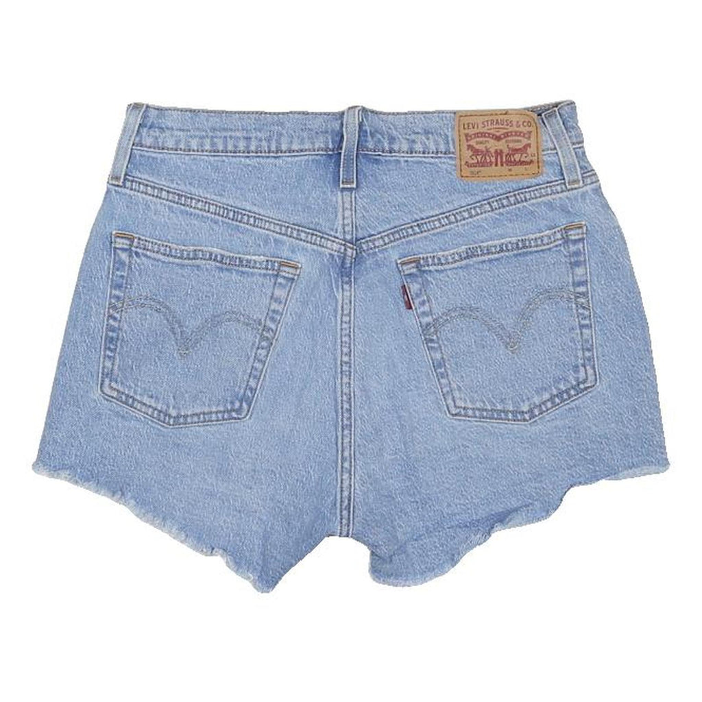 LEVI'S Womens Denim Blue Cut-Off Shorts M W30 Classic Casual Cotton Blend
