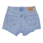 LEVI'S Womens Denim Blue Cut-Off Shorts M W30 Classic Casual Cotton Blend