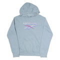 REEBOK Mens Blue Pullover Hoodie L Cotton Blend Casual Sportswear