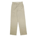 DICKIES Womens Cotton Blend Beige Relaxed Straight Trousers W27 L32 Workwear Zip