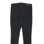 LEVI'S 711 Womens Slim Black Denim Medium W26 L28 Stretch Skinny Jeans