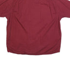 WRANGLER Mens Red Cotton Blend Shirt XL Casual Button Pocket Summer Tee