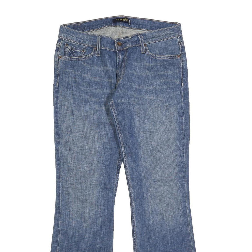 LEVI'S 524 Womens Jeans Blue Regular Bootcut Denim Rinse W32 L32 Stylish Fit