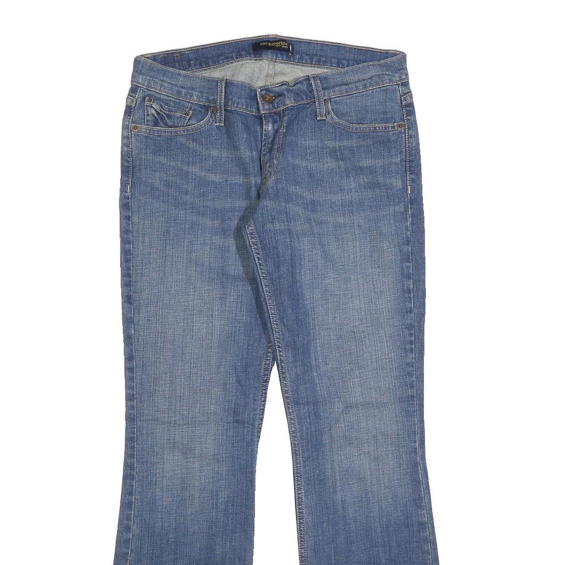 LEVI'S 524 Womens Jeans Blue Regular Bootcut Denim Rinse W32 L32 Stylish Fit