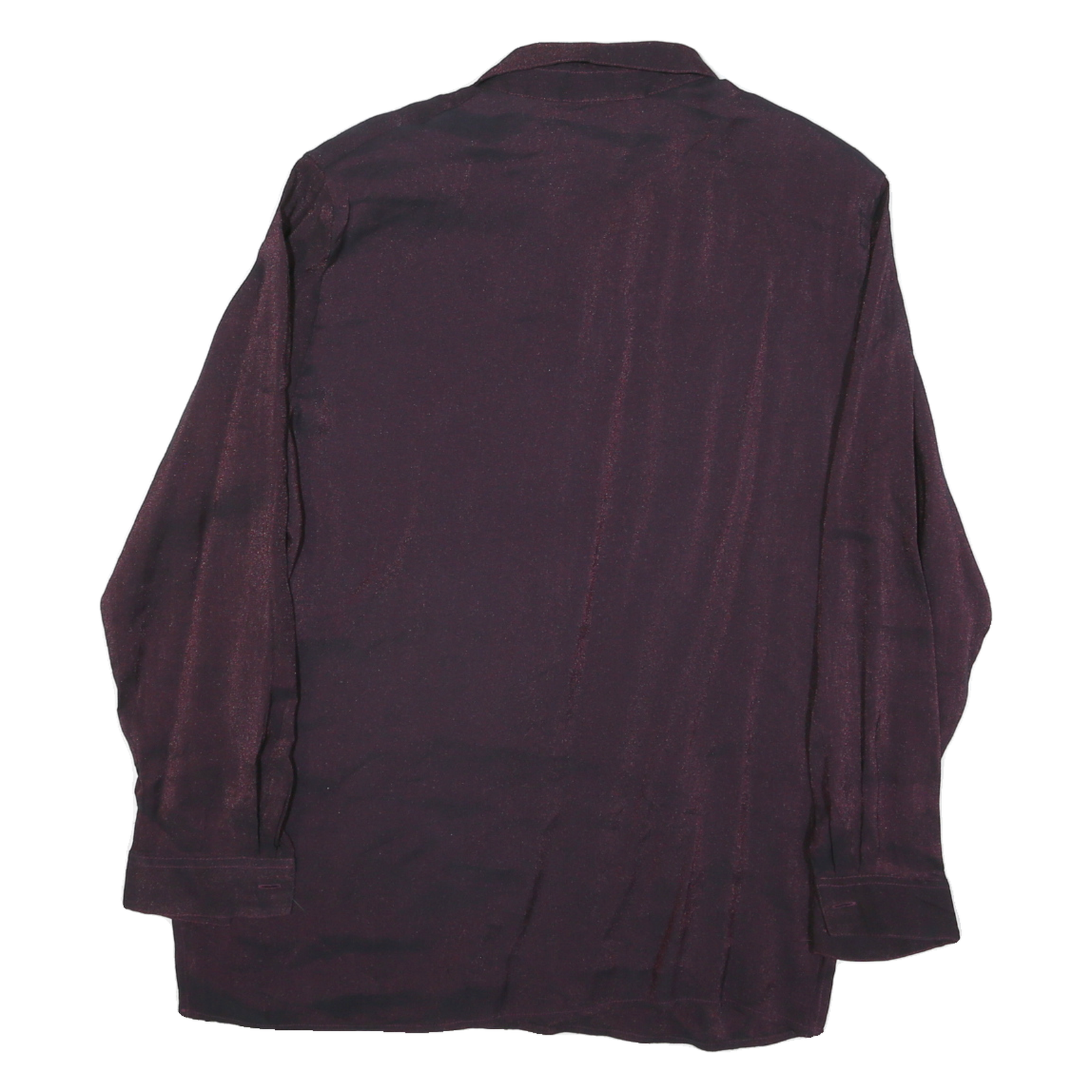 KAREN SCOTT Womens Purple Shirt L Button Long Sleeve Classic Fit Elegant