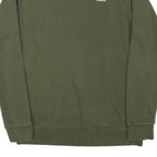 ADIDAS Mens Green Crew Neck M Cotton Blend Sweatshirt Casual Sportswear