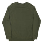 ADIDAS Mens Green Crew Neck M Cotton Blend Sweatshirt Casual Sportswear
