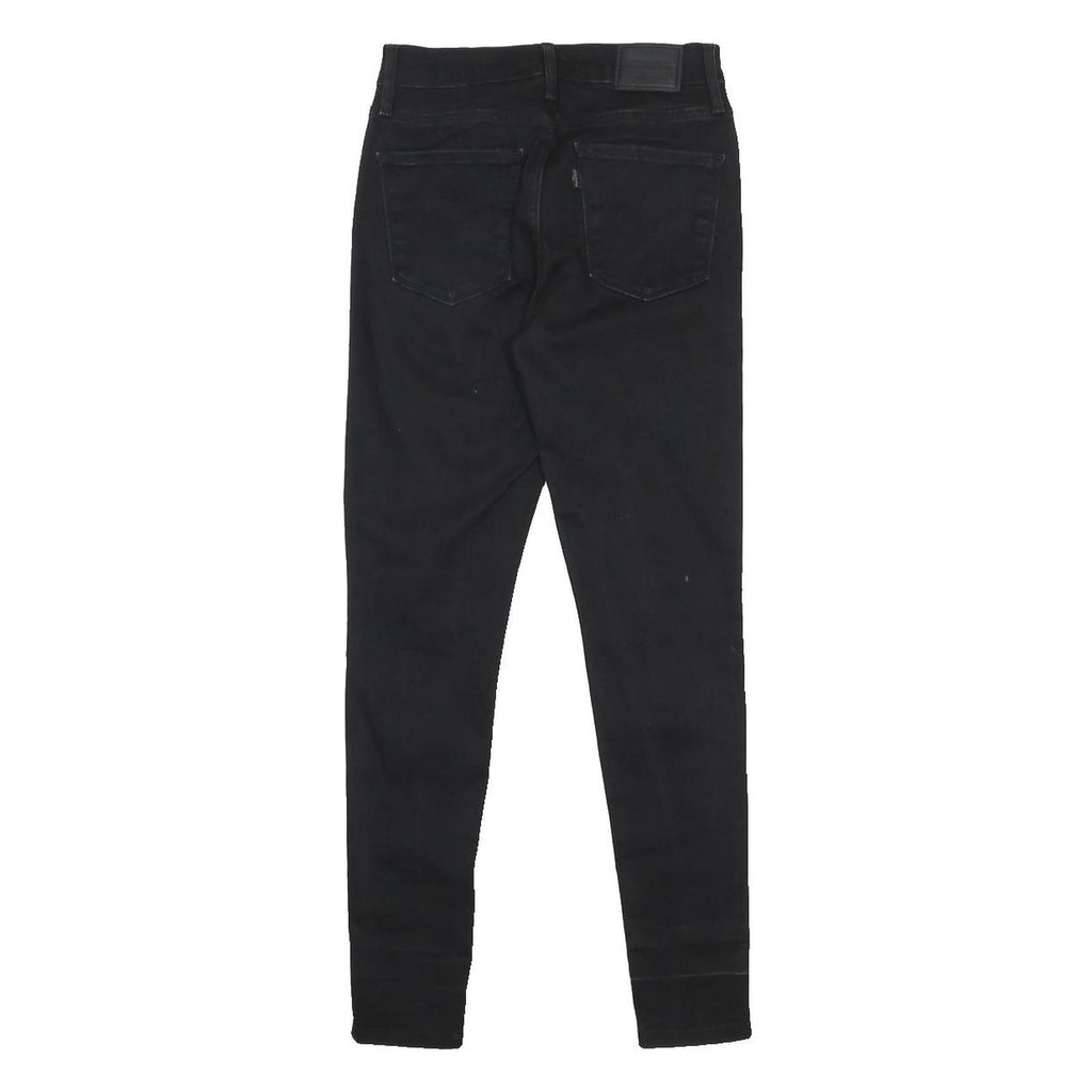 LEVI'S 720 BIG E Womens Jeans Black Slim Skinny Denim W26 L28 Stretch Cotton