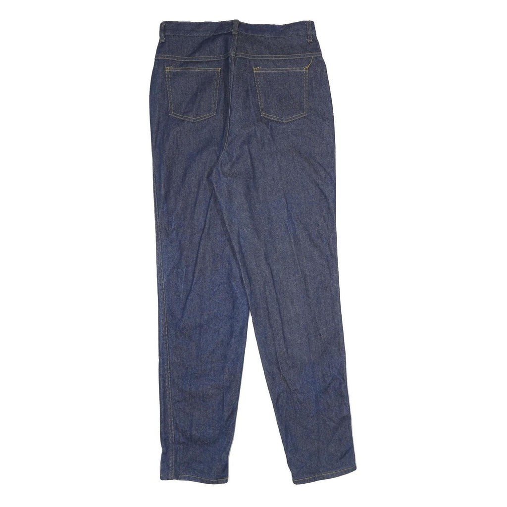 GEOFFREY HUNTER SPORT Womens Jeans Blue Classic Straight Denim W30 L34 Zip