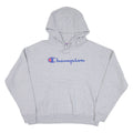 CHAMPION Womens Grey Hoodie L