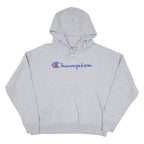 CHAMPION Womens Grey Hoodie L