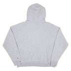 CHAMPION Womens Grey Hoodie L