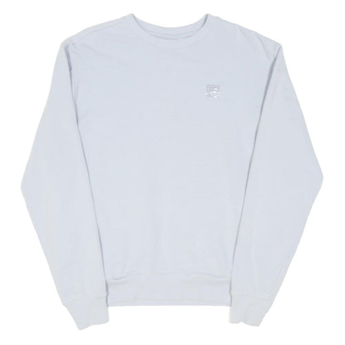 FILA Womens White Crew Neck S Cotton Blend Sweatshirt Classic Style