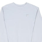 FILA Womens White Crew Neck S Cotton Blend Sweatshirt Classic Style