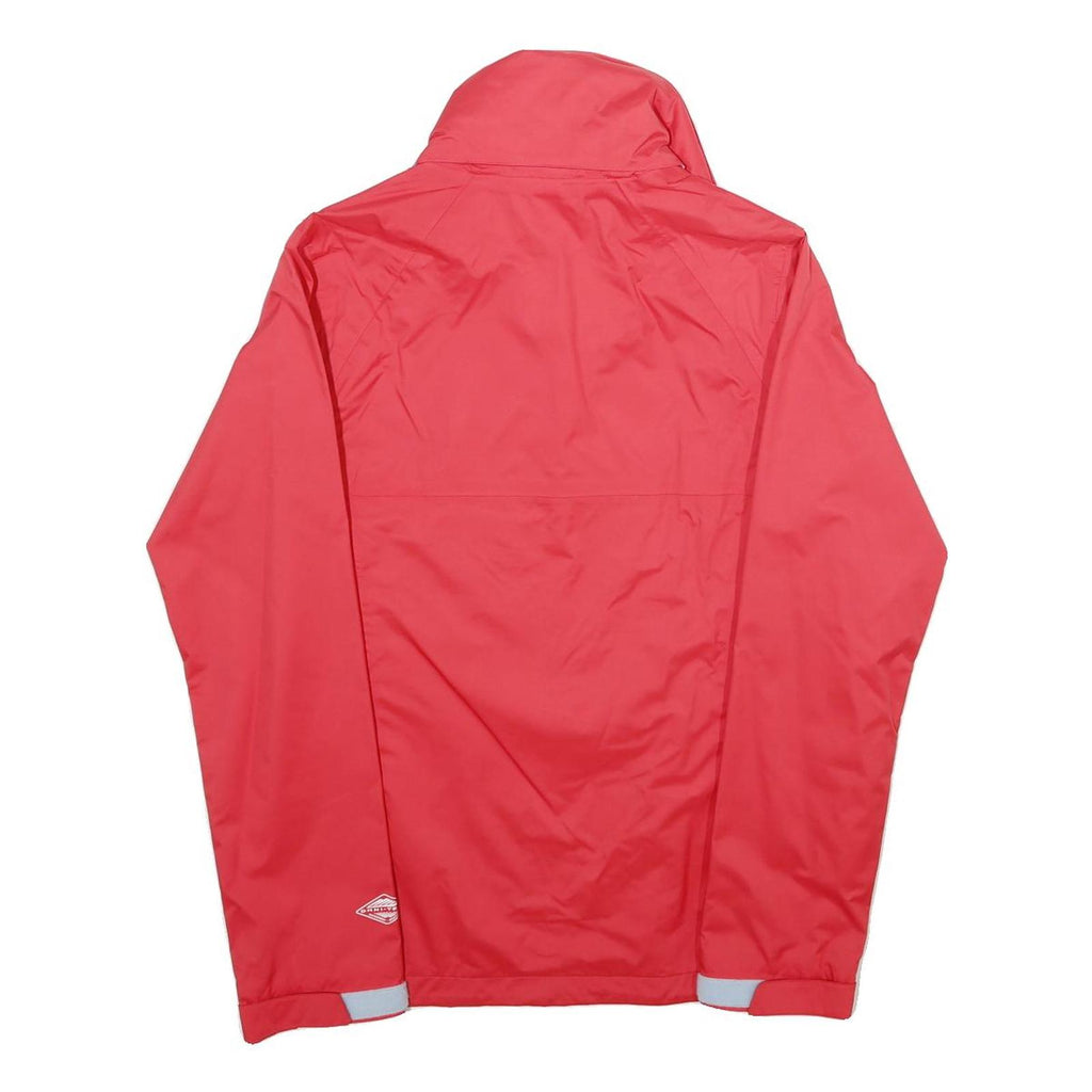 COLUMBIA Womens Red Zip Jacket S Polyester Plain Lightweight Outdoor Wear