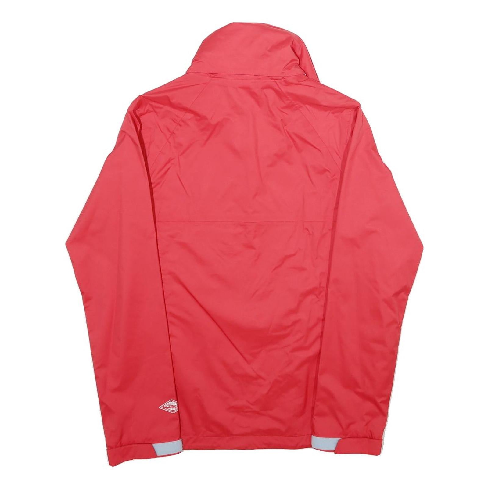 COLUMBIA Womens Red Zip Jacket S Polyester Plain Lightweight Outdoor Wear