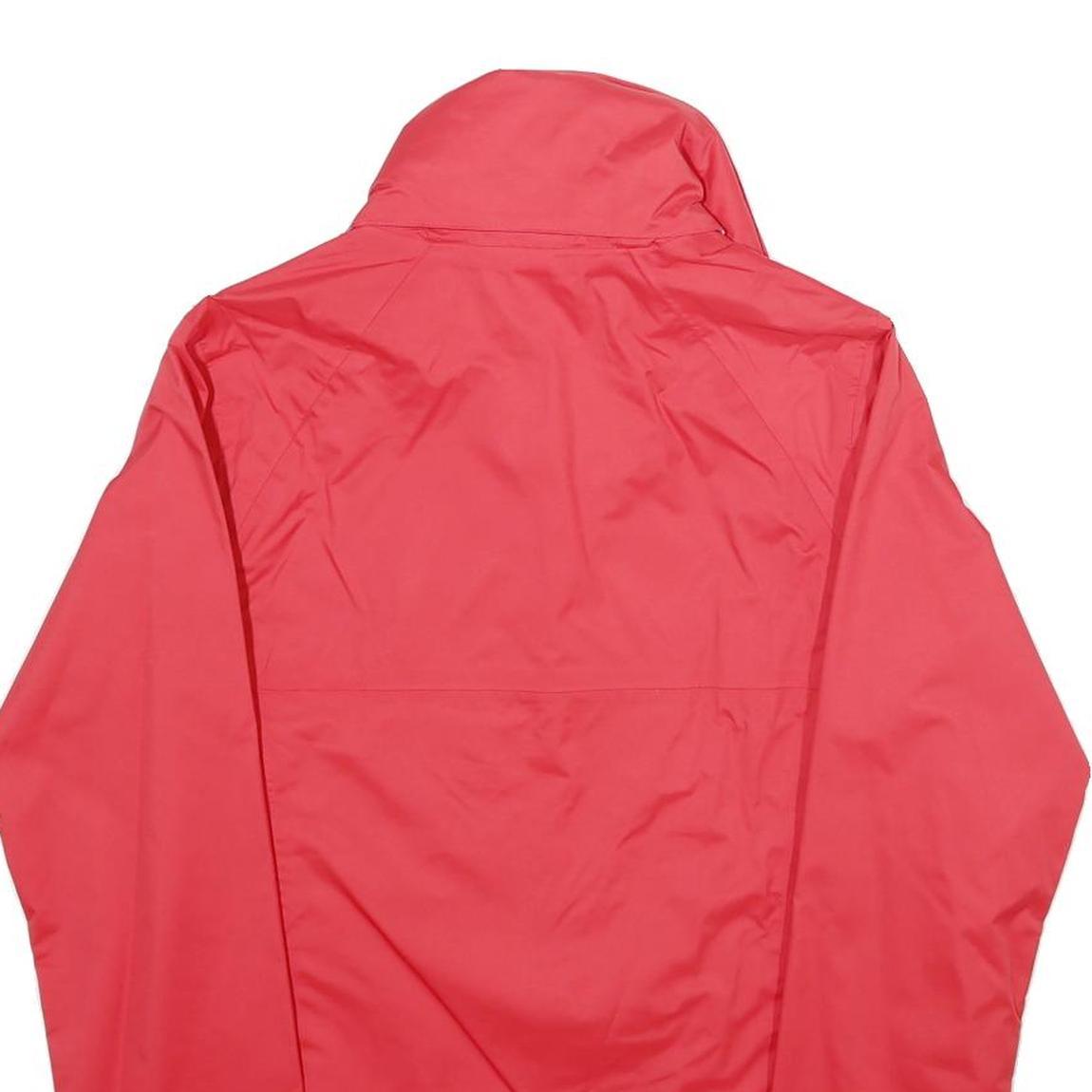 COLUMBIA Womens Red Zip Jacket S Polyester Plain Lightweight Outdoor Wear