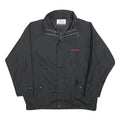 PRINTER Mens Black Activewear Jacket XL Polyester Blend Plain Zip Casual