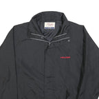 PRINTER Mens Black Activewear Jacket XL Polyester Blend Plain Zip Casual