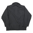 PRINTER Mens Black Activewear Jacket XL Polyester Blend Plain Zip Casual
