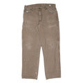 DICKIES Mens Jeans Beige Regular Straight Denim Medium W36 L32 Workwear Utility
