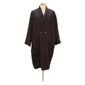 Mens Black Plain Button Cotton Blend Relaxed Jacket S Casual Long Sleeve