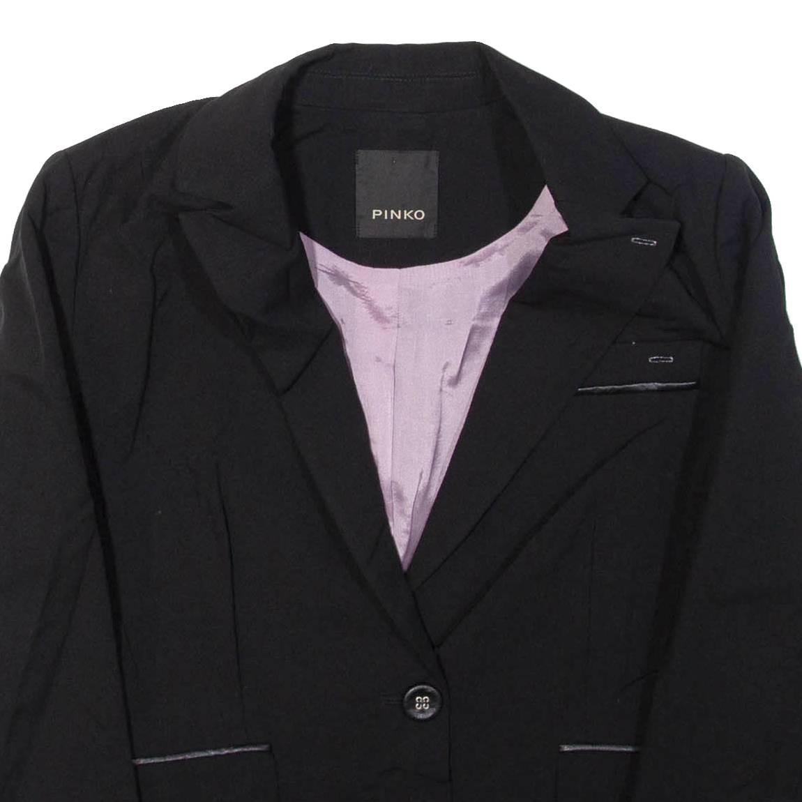 PINKO Womens Blazer Jacket Black S