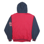 STITCHES Mens Red & Navy Cardinals Zip Hoodie Jacket L Cotton Blend Casual