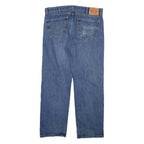 LEVI'S 505 Jeans Mens Blue Regular Straight Stone Wash W38 L32