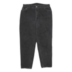 LEVI'S 550 Womens Jeans Black Relaxed Tapered Denim Medium W34 L30 Vintage Made