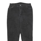 LEVI'S 550 Womens Jeans Black Relaxed Tapered Denim Medium W34 L30 Vintage Made