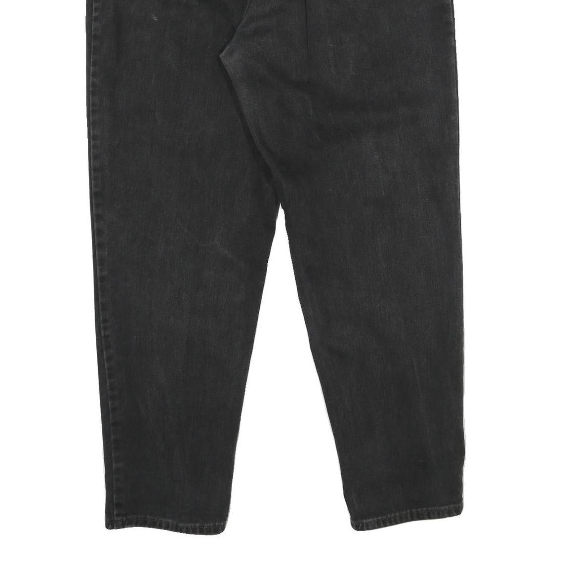 LEVI'S 550 Womens Jeans Black Relaxed Tapered Denim Medium W34 L30 Vintage Made