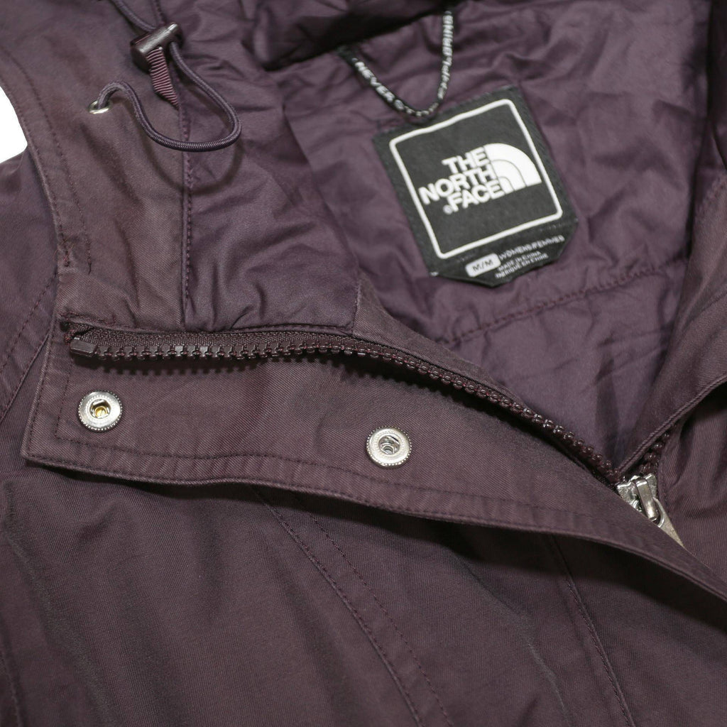 THE NORTH FACE Womens Purple Hooded Zip Jacket M Cotton Blend Outdoor Casual