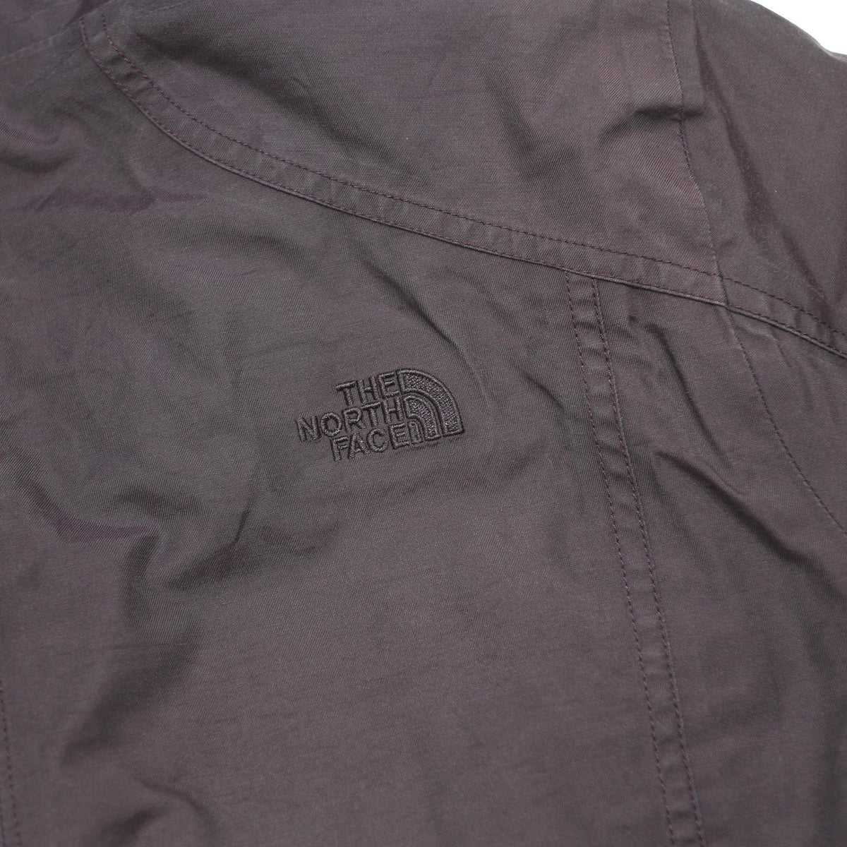 THE NORTH FACE Womens Purple Hooded Zip Jacket M Cotton Blend Outdoor Casual
