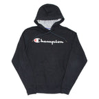 CHAMPION Mens Black Hoodie S