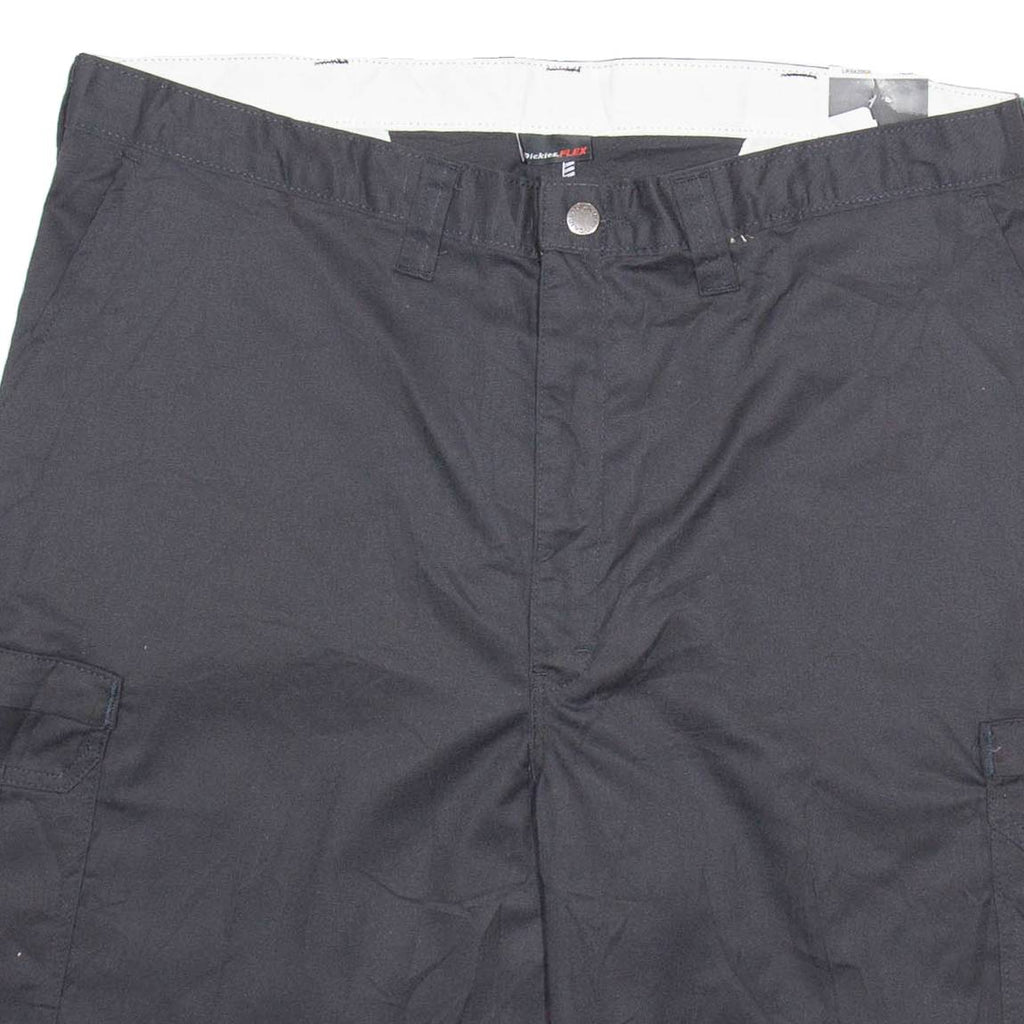DICKIES Mens Workwear Shorts Black Relaxed XL W40