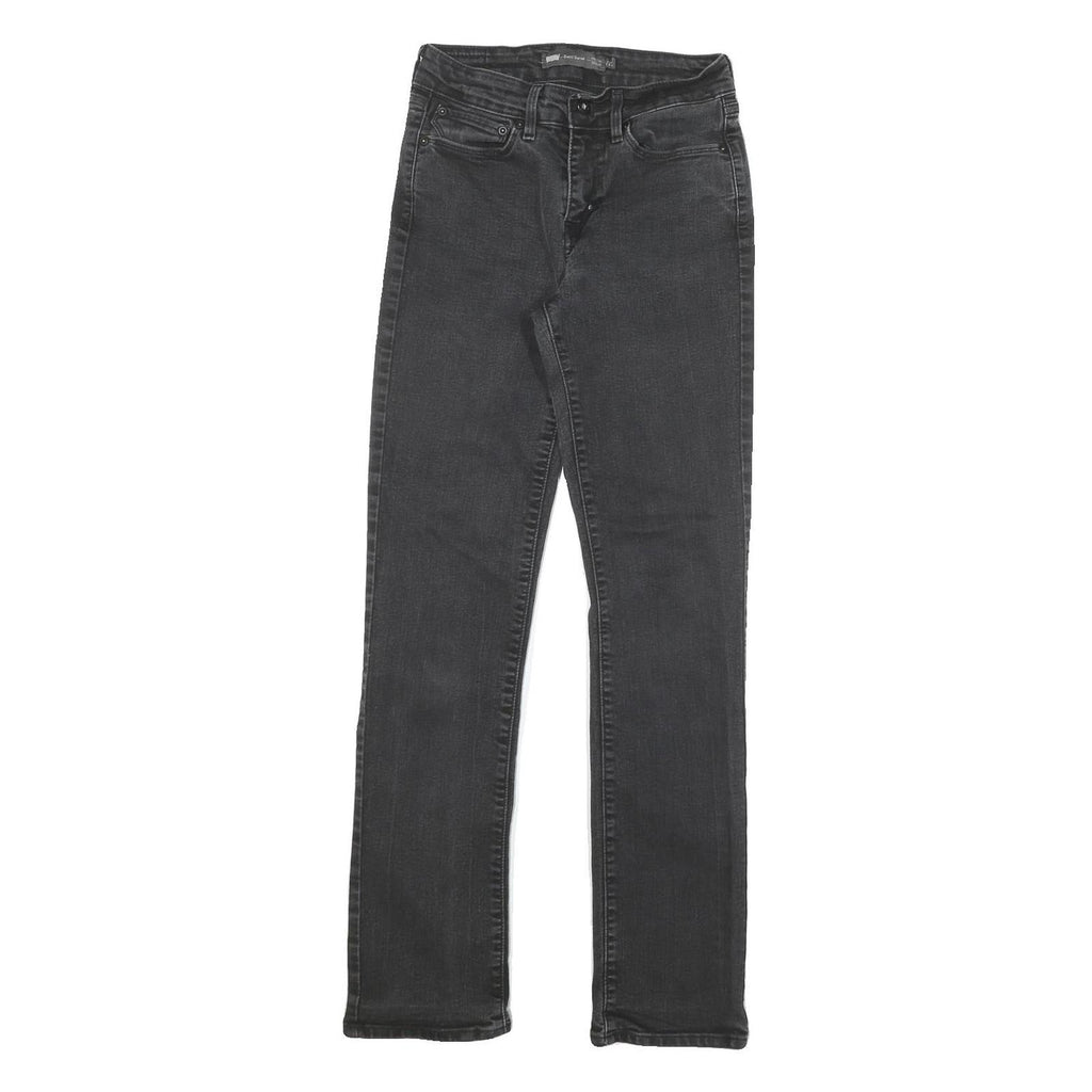 LEVI'S Womens Jeans Black Slim Skinny Denim Medium W25 L29 Classic Cotton Blend