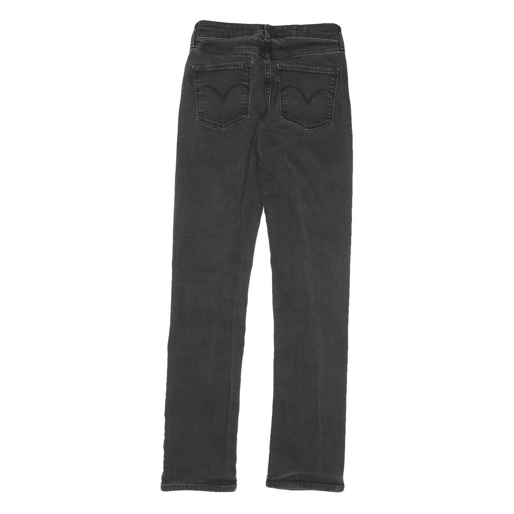 LEVI'S Womens Jeans Black Slim Skinny Denim Medium W25 L29 Classic Cotton Blend