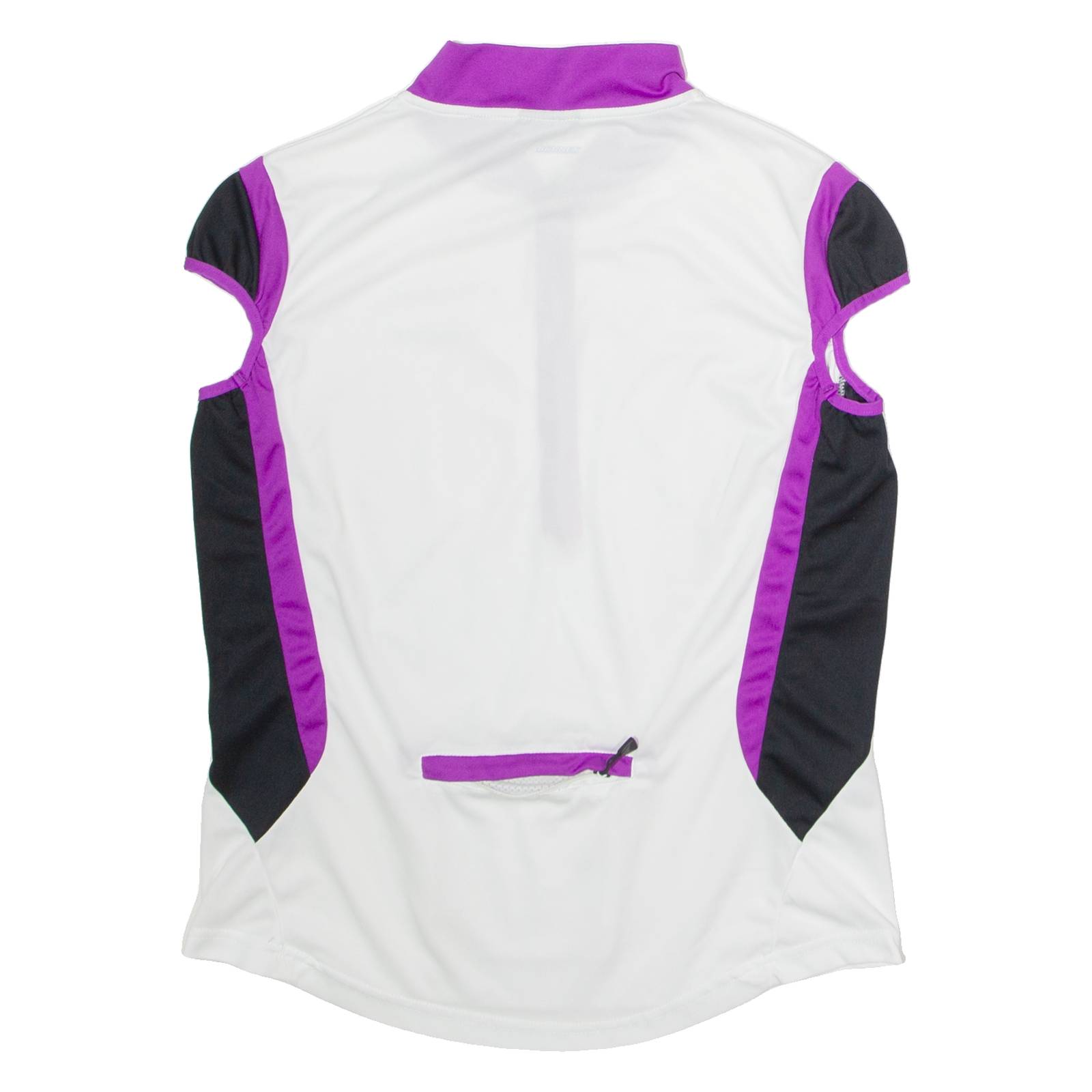 BRUNEX Cycling Womens Jersey White Sleeveless 1/2 Zip L