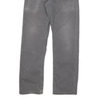 DICKIES Mens Cotton Blend Grey Regular Straight Trousers W30 L30 Workwear Zip