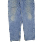 CARHARTT Mens Light Blue Regular Fit Straight Denim Cotton Blend Jeans W38 L32