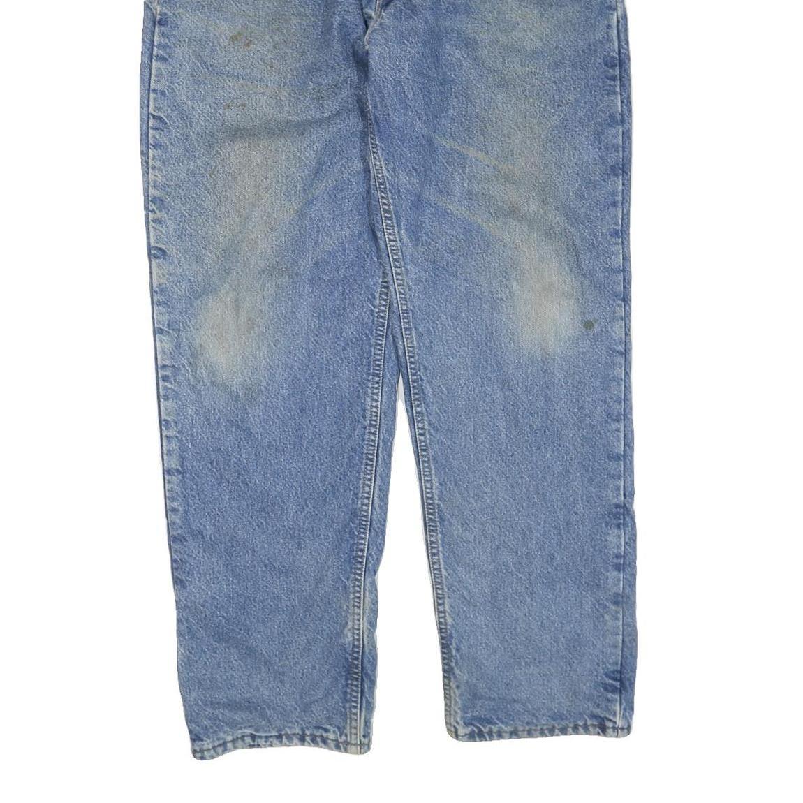 CARHARTT Mens Light Blue Regular Fit Straight Denim Cotton Blend Jeans W38 L32