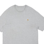 CARHARTT Mens Grey Pocket T-Shirt XL Short Sleeve Crew Neck Cotton Blend Casual