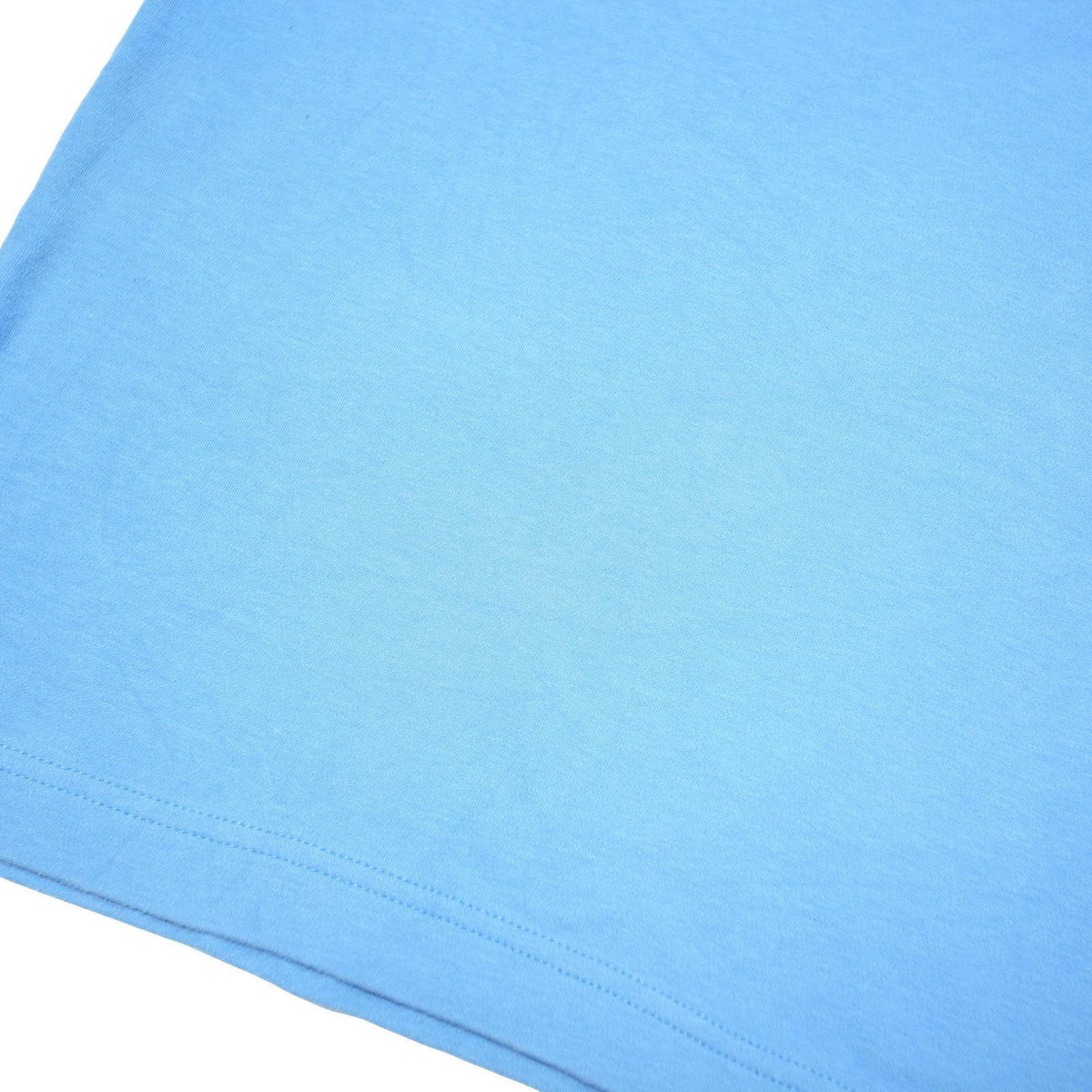 TOMMY HILFIGER Mens Blue Short Sleeve Plain Polo Shirt M Cotton Blend Jersey